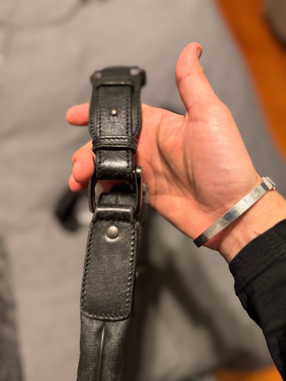 Gucci Black Monogram Messenger Shoulder Bag - Picture 8 of 15